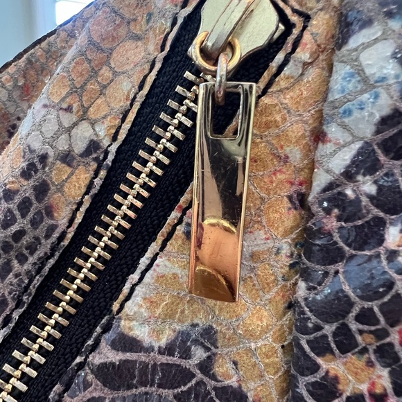 Tory Burch Snakeskin Shoulder Bag - Picture 7 of 15